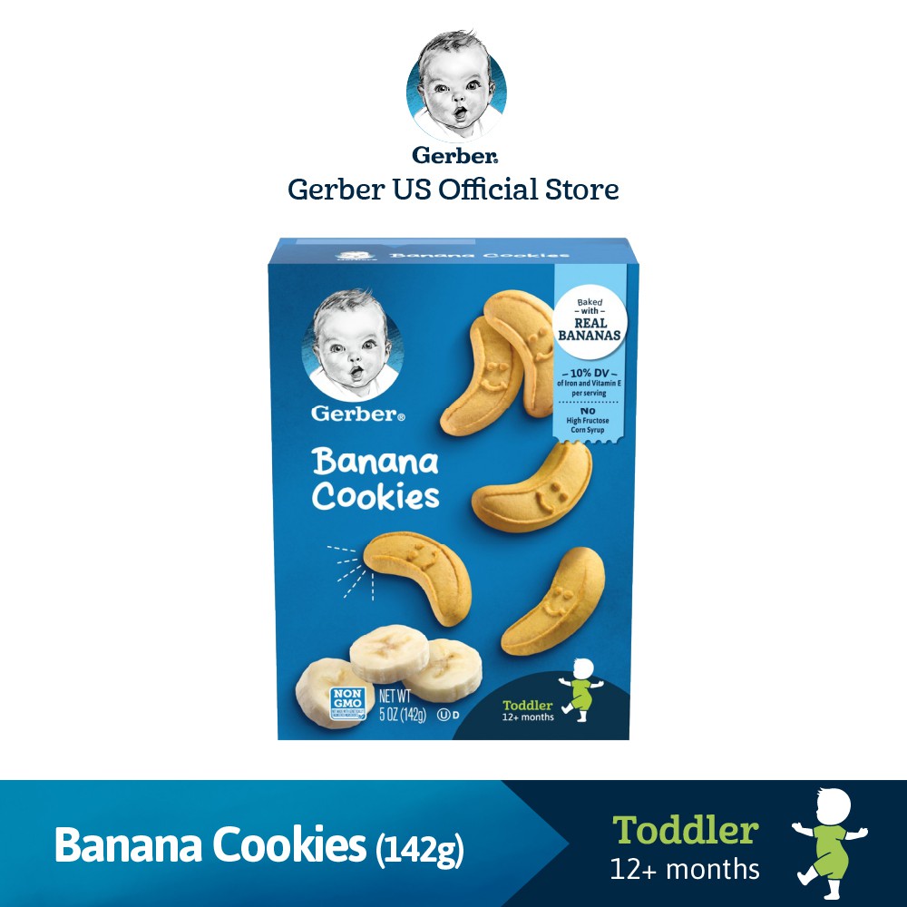 Gerber Banana Cookies 142G Shopee Philippines