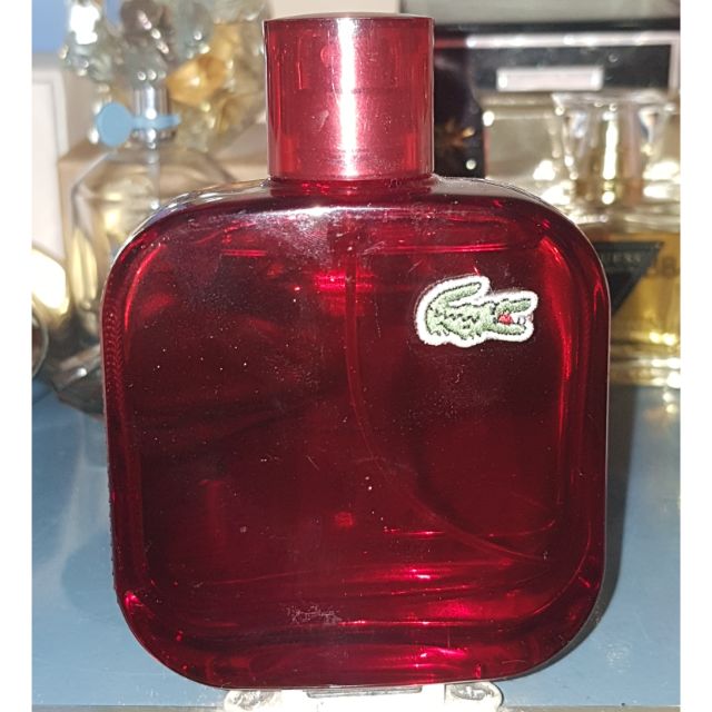 red lacoste perfume