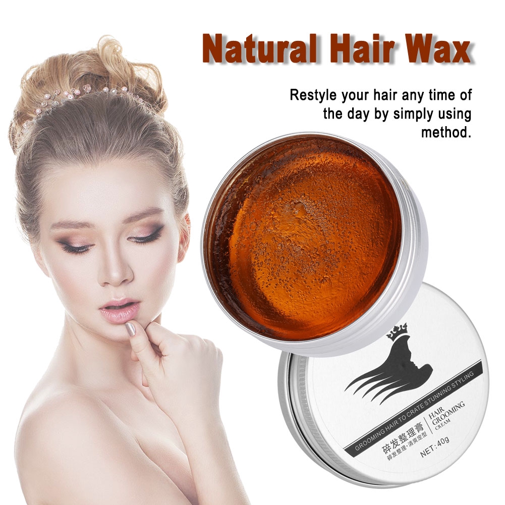 30ml Natural Hair Wax Water Based Hair Styling Pomade Shopee