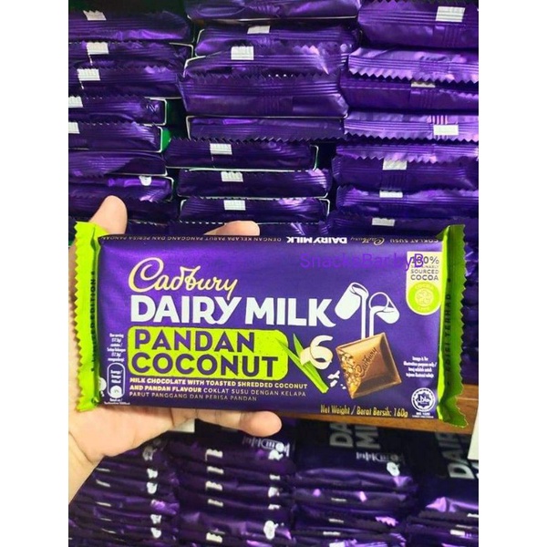 IMPORTED!! Cadbury Dairy Milk Pandan Coconut Shopee Philippines