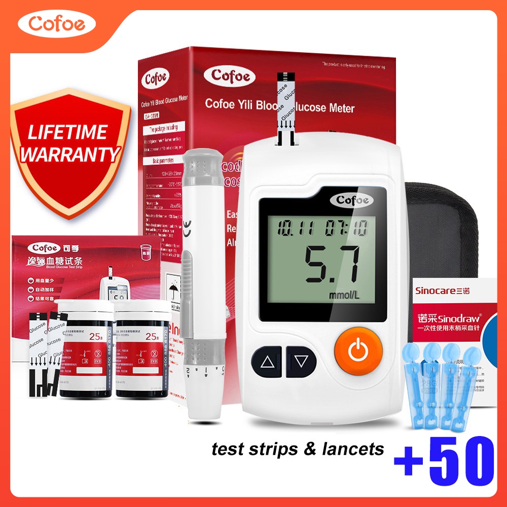 Cofoe Yili GA3 Blood Glucose Meter Sugar Tester Monitor