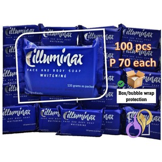 ILLUMINAX Whitening Soap (100 BARS)  AUTHENTIC WITH EXPIRATION  DERMAPERFECTION #1