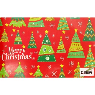 10 Sheets Glossy Thick Christmas Gift Wrap Paper (Size 25 x 19 Inches) #2