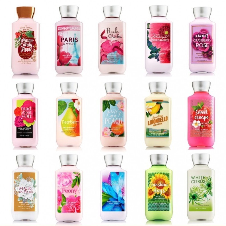 Bath and Body Works Body Lotion 236ml,YOU CHOOSE SCENT!!! Shopee