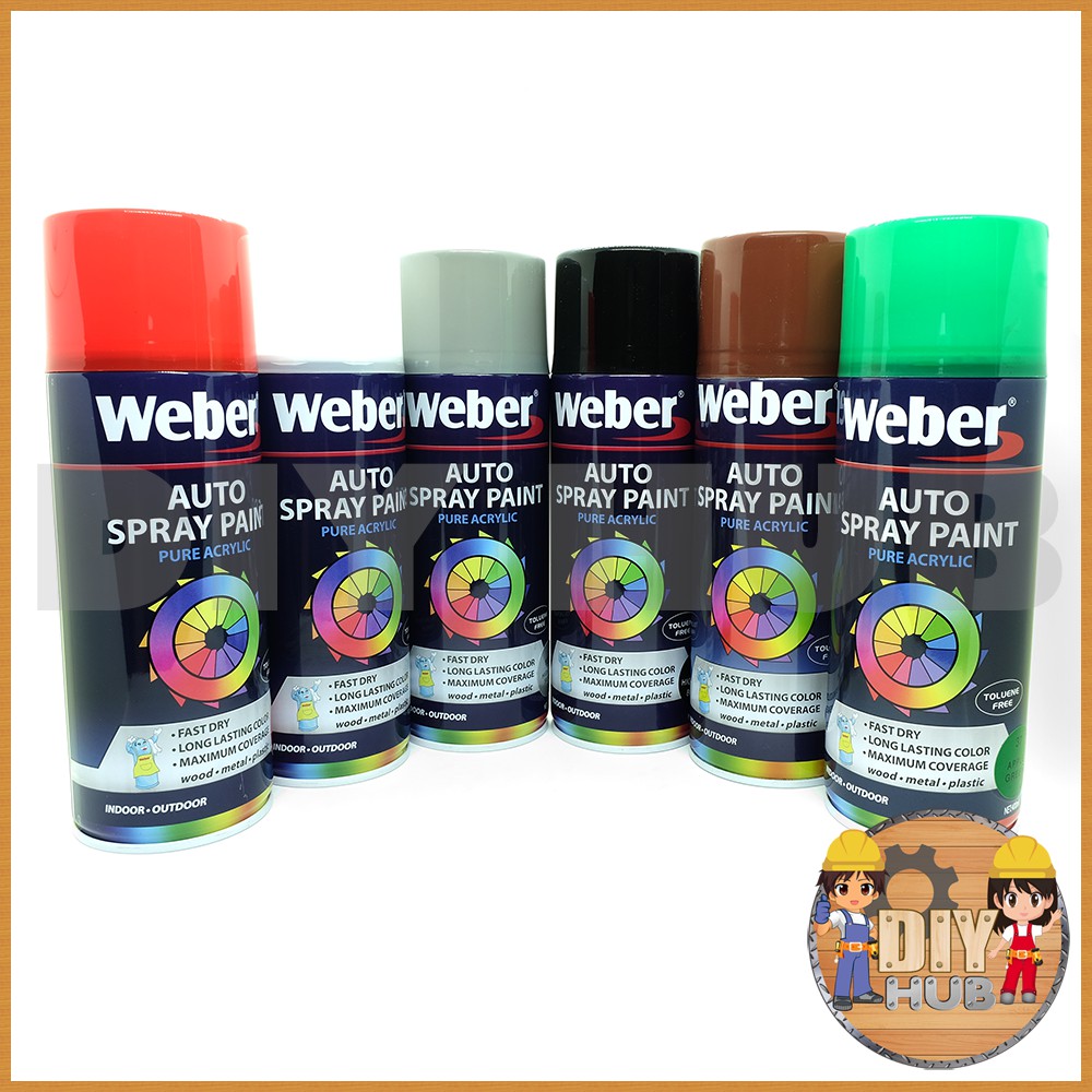 WEBER Acrylic Spray Paint 400ml | Shopee Philippines