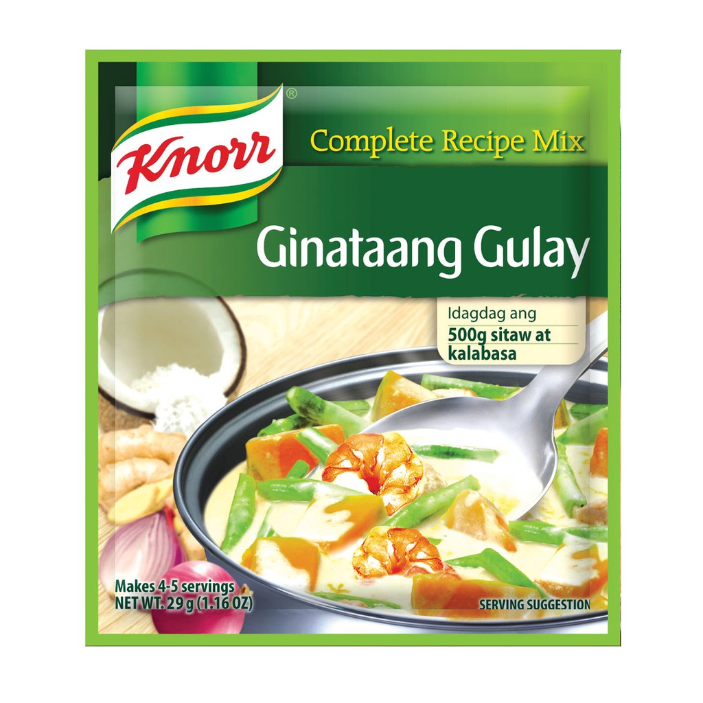 Knorr Complete Recipe Mix Ginataang Gulay 29g Shopee Philippines 0308