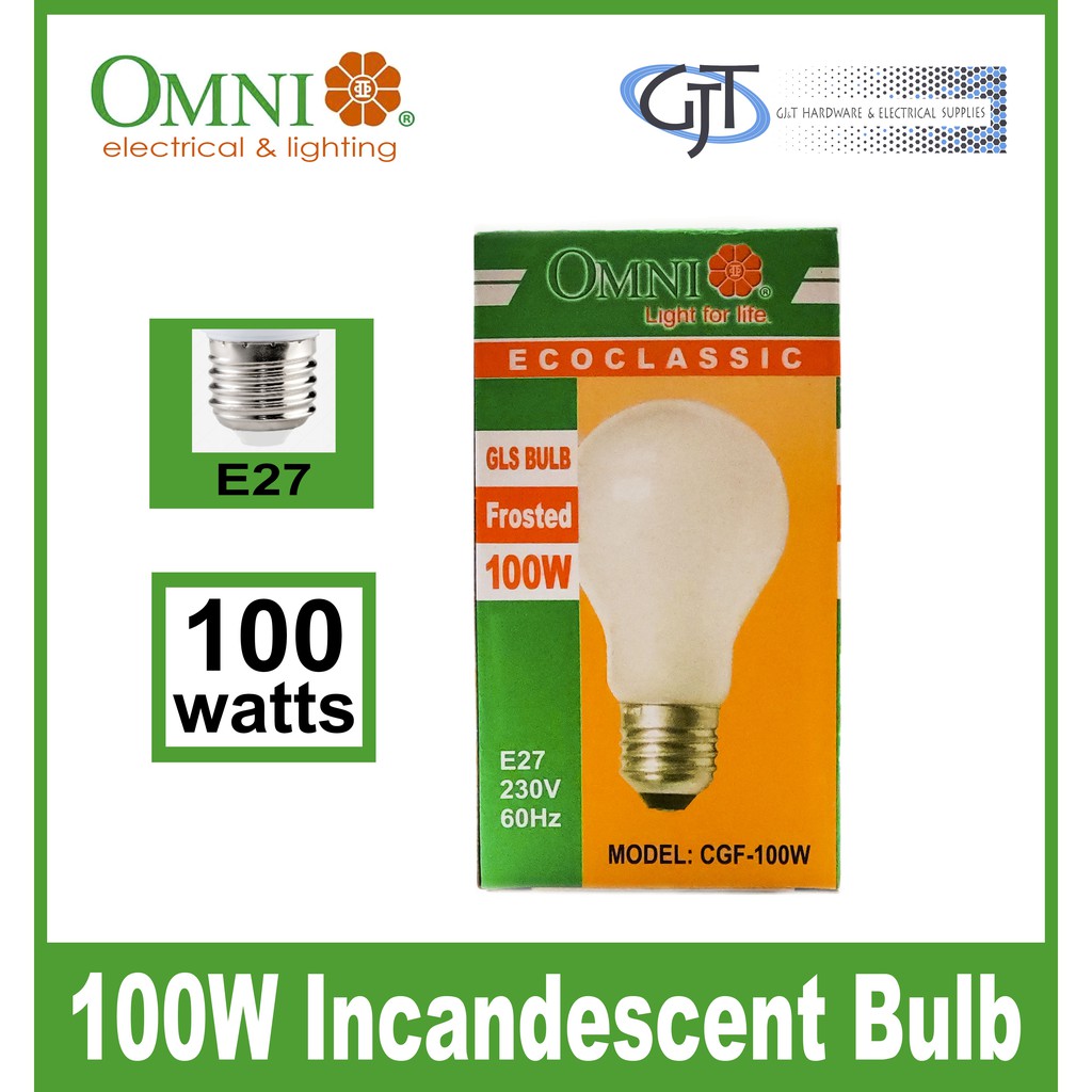 OMNI Incandescent Light Bulb 100W / Warm White Sisiw (Chick), Kulig