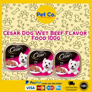 Cesar Dog Wet Food BEEF 100g Set of 3