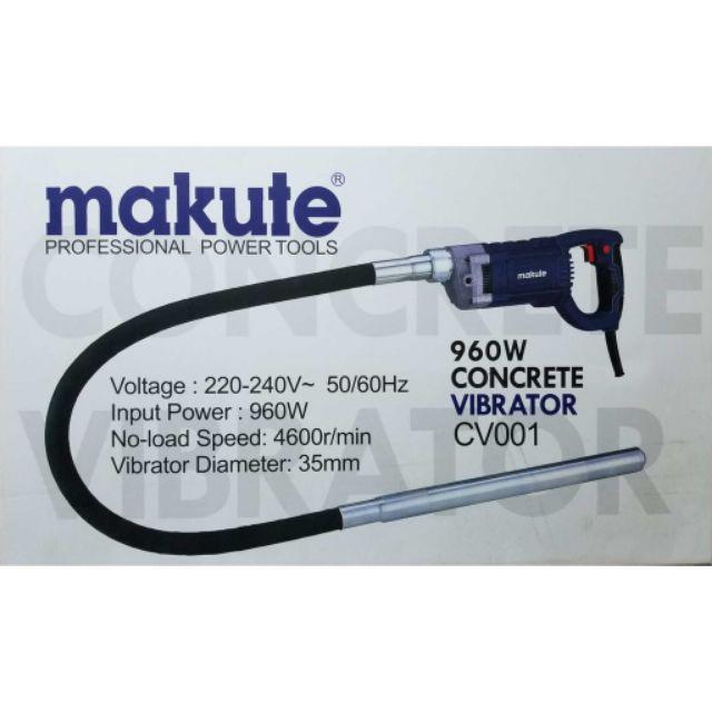 960W Concrete Vibrators Electric Cement Soil Mixer 3/4 HP Heavy Duty