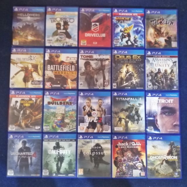 ps4 games all of them