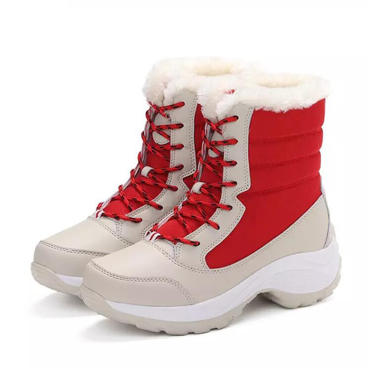 fur snow boots womens