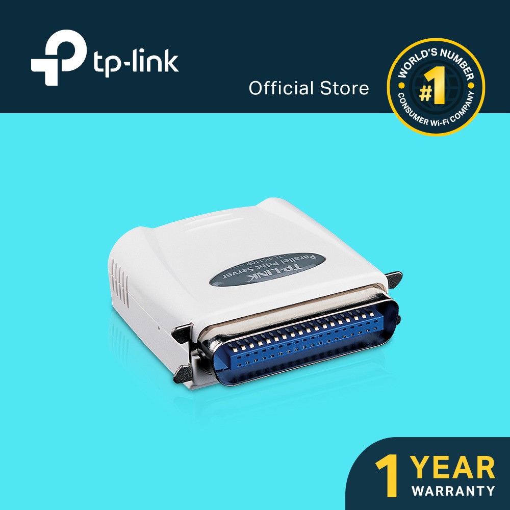 TPLink TLPS110P Single Parallel Port Fast Print Server