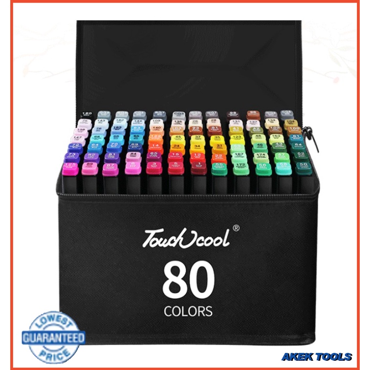 80 Color Alcohol Marker Art Marker Highlighter Pen Set Color