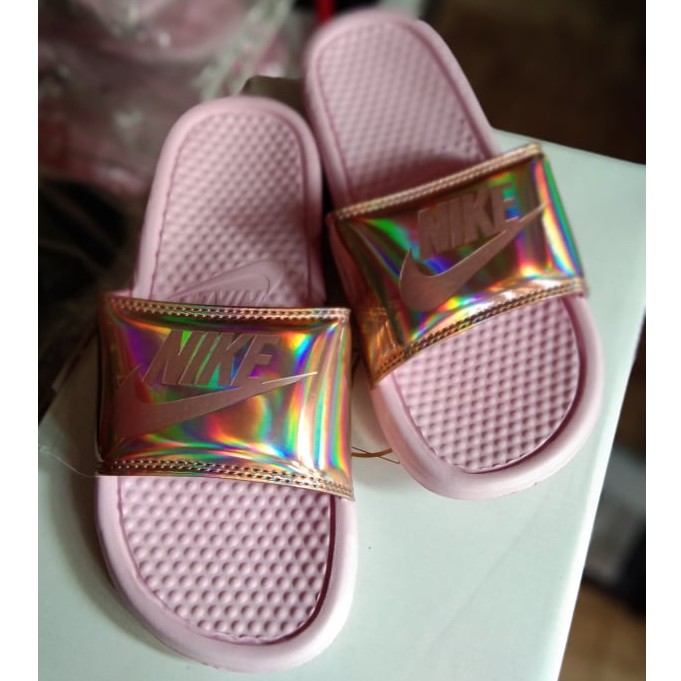 nike slipper pink