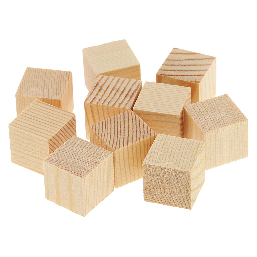 unfinished wood blocks for crafts