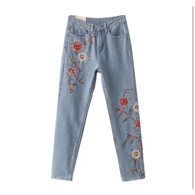 floral skinny fit pants