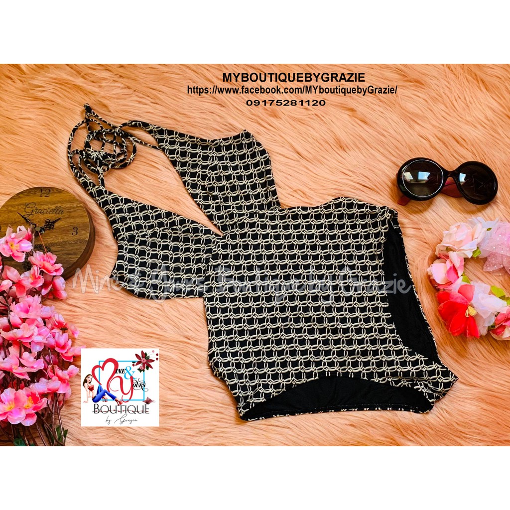 F02 H&M Original ONE Piece Cutout Swimsuit Shopee Philippines