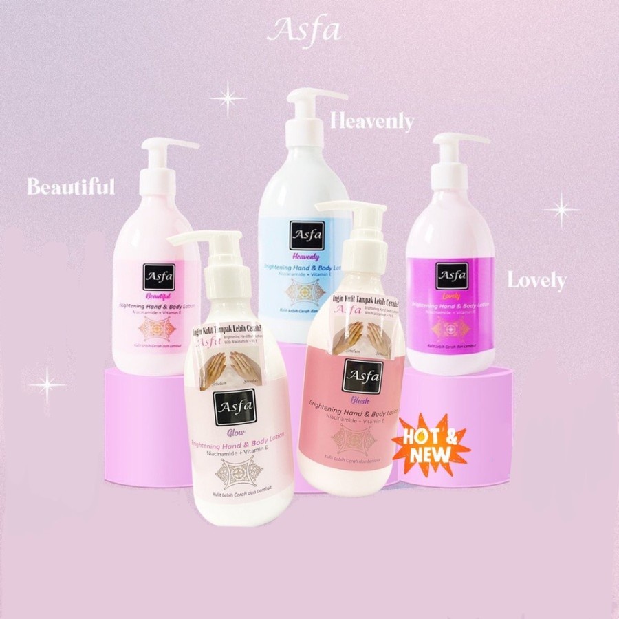 Asfa Brightening Body Lotion with Niacinamide And Vitamin E Shopee