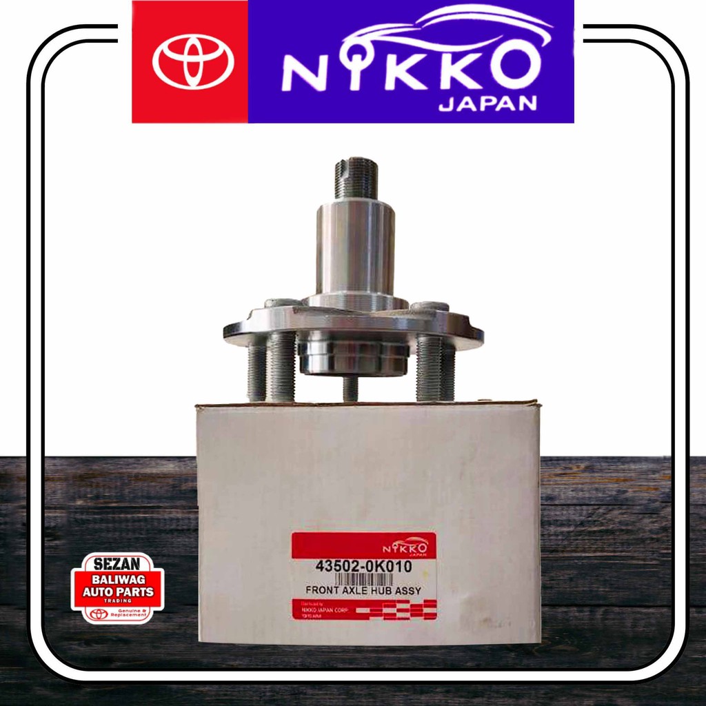 NIKKO JAPAN FRONT AXLE HUB ASSEMBLY TOYOTA HILUX INNOVA 435020K010