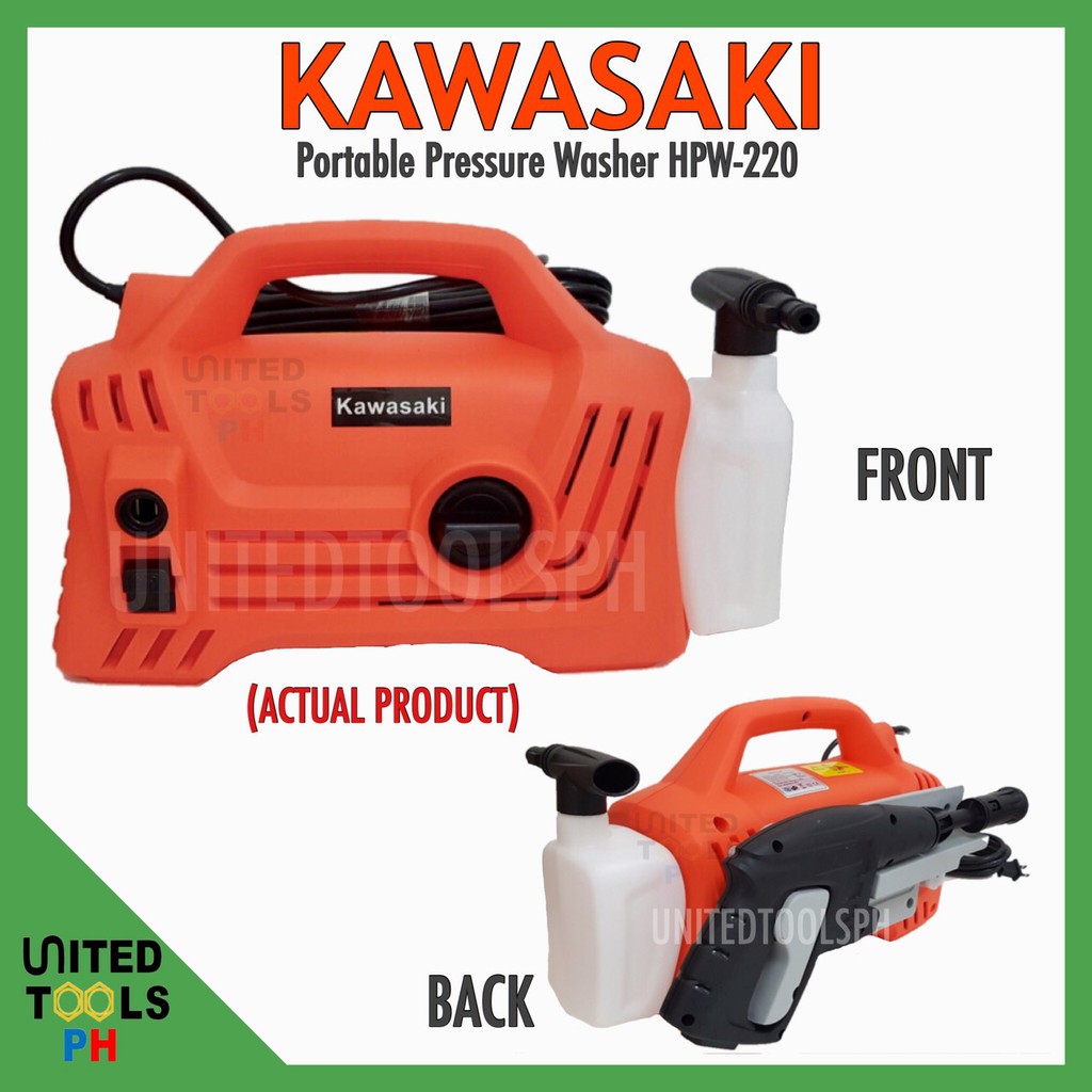 KAWASAKI Portable High Pressure Washer HPW220 Shopee Philippines