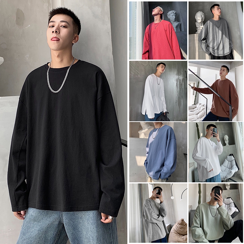 best plain long sleeve t shirts