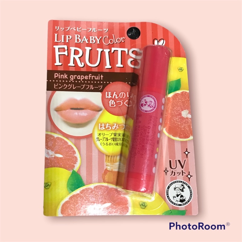 Rohto Mentholatum Baby Lip Color Pink Grapefruit 45g Shopee Philippines