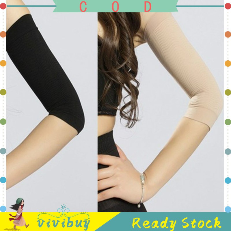 【ready stock】420D Compression Slimming Arms Sleeves Workout Toning Burn