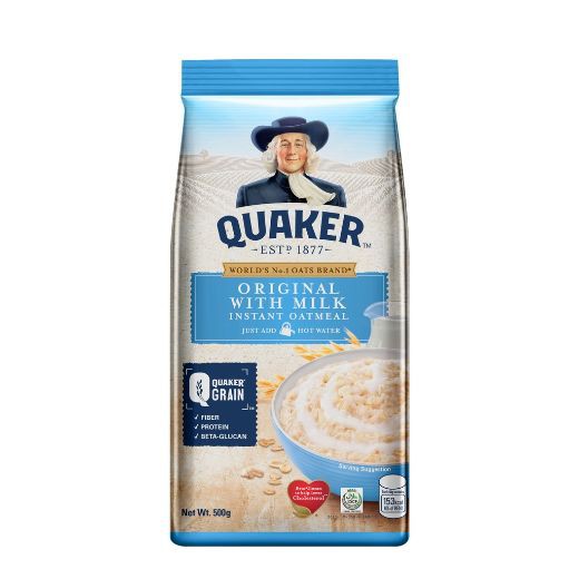 Quaker Flavored Oatmeal Original with Milk 500g | Shopee Philippines