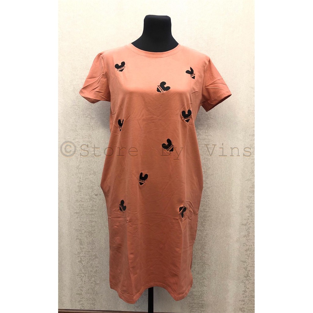 plus size orange t shirt dress