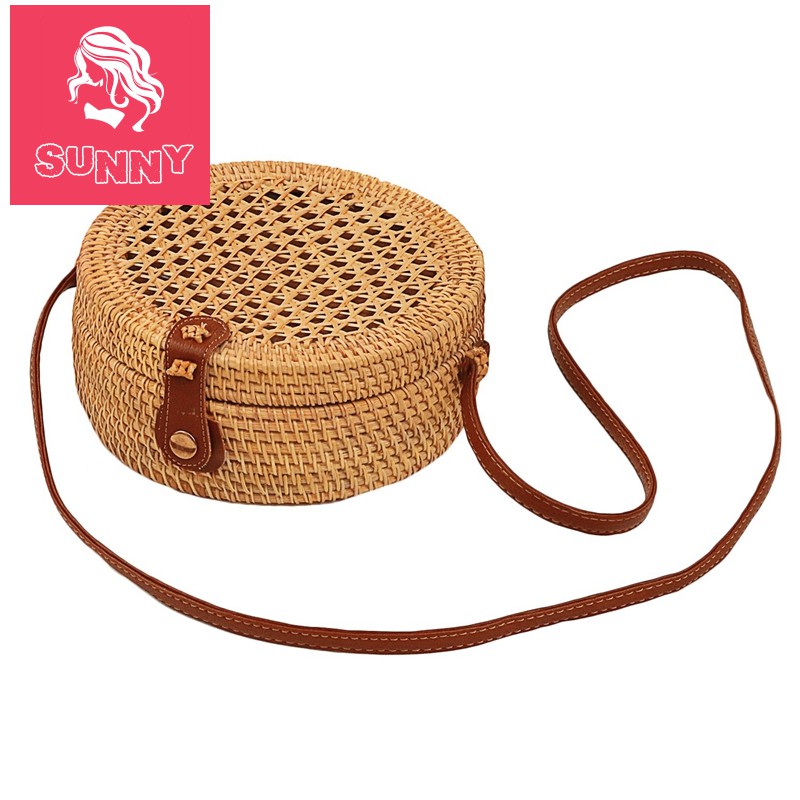 rattan crossbody bag