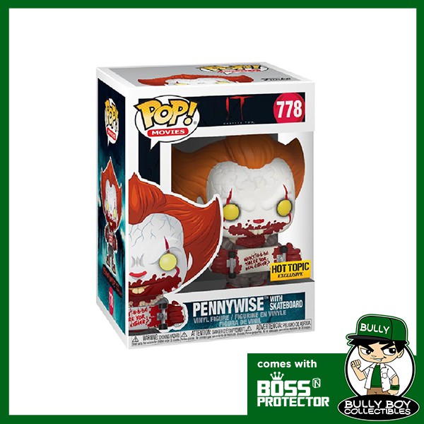 pennywise with skateboard funko
