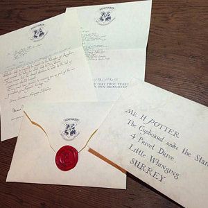 hogwarts acceptance letter envelope