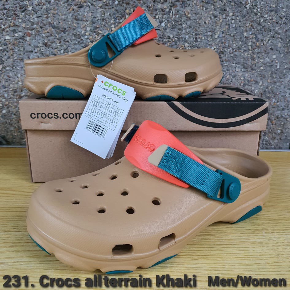 tan crocs womens
