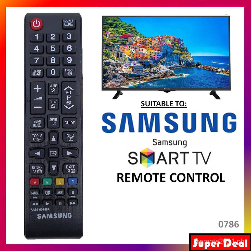 SAMSUNG Smart TV Remote Control Replacement (AA5900786A) Shopee