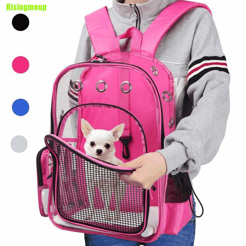 clear backpack cat carrier