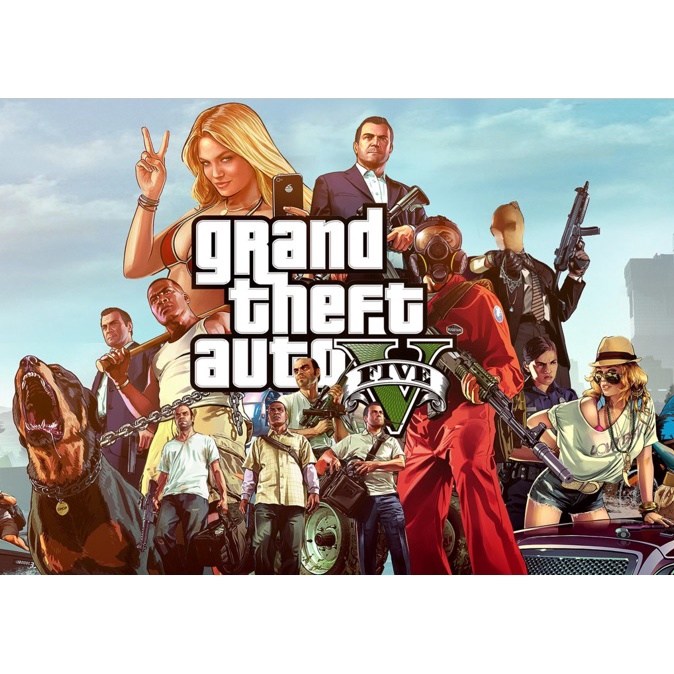 Gta V Posters Laminated Posters Ps5 Games Poster Ps2ps3ps4ps5 Game Posters Gta V 8421