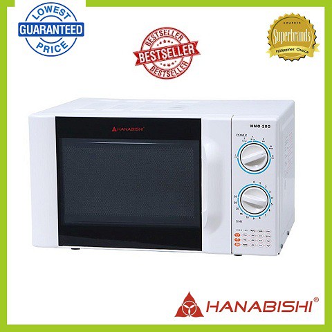 Hanabishi Microwave Oven HMO-20G (White) | Shopee Philippines