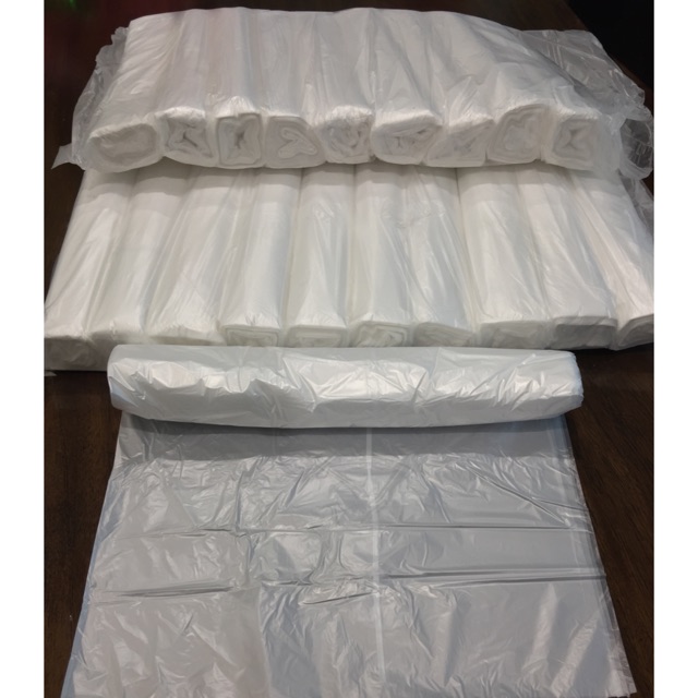 Trash bag / garbage bag white roll XXL by 100's Shopee Philippines