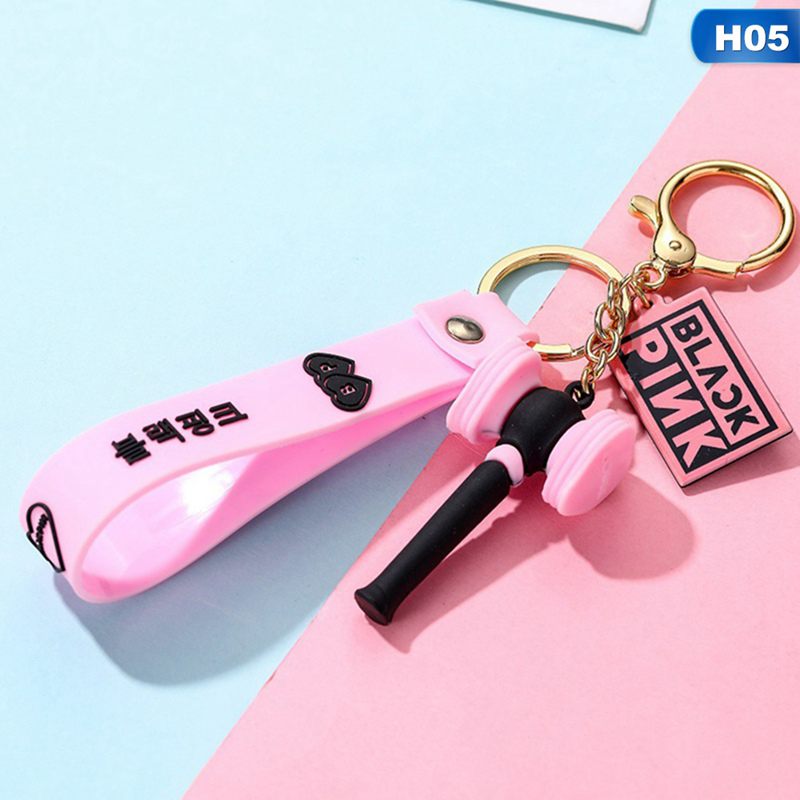 Kpop Bts Exo Blackpink Twice Got 7 Cartoon Signature Keychain Creative Acrylic Key Ring Hot Gift Shopee Philippines