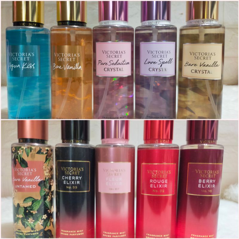 Victoria's Secret fragrance mist 250mL - bare vanilla - love spell ...