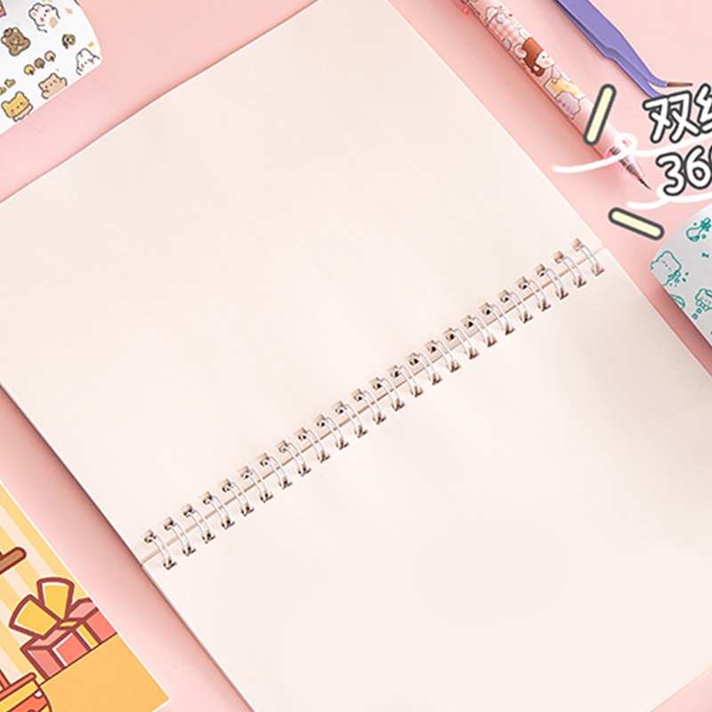 40 Sheets A5/A4 Cute Cartoon Stickers Collection Book Student Loose-Leaf Release Paper Handbook