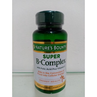 super B complex vitamins with vitamins c and folic acid, 150 count