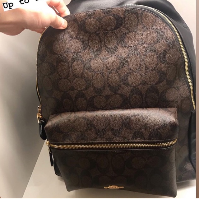 coach large charlie backpack