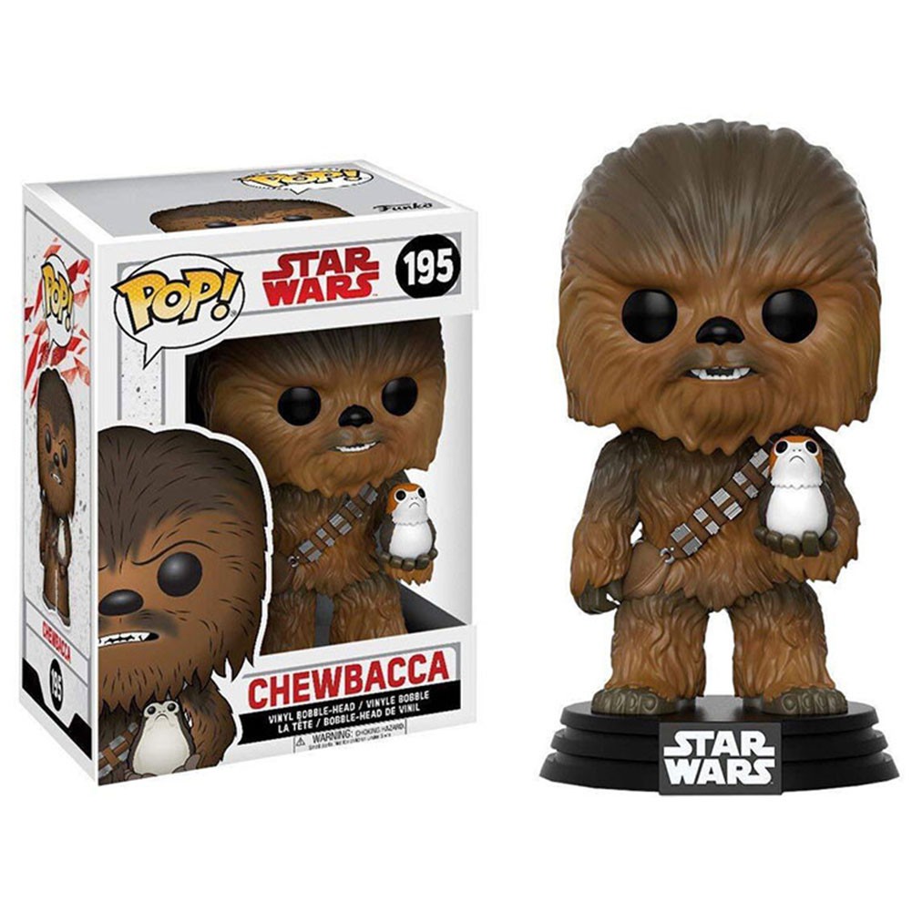 Funko Pop Star Wars Chewbacca Porg First Order Stormtrooper Vinyl Action Figure Shopee Philippines