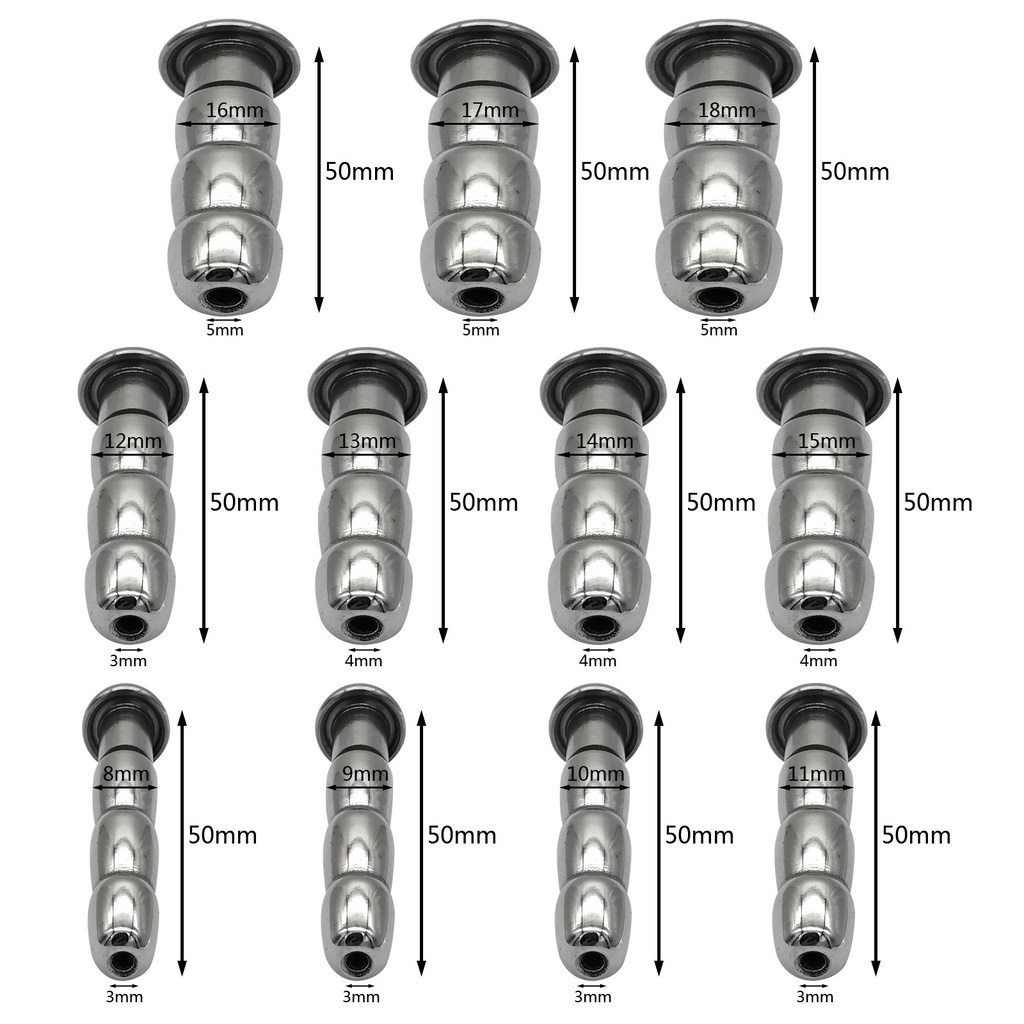8uzq male stainless steel urethra catheter penis urinary plug sex toy 