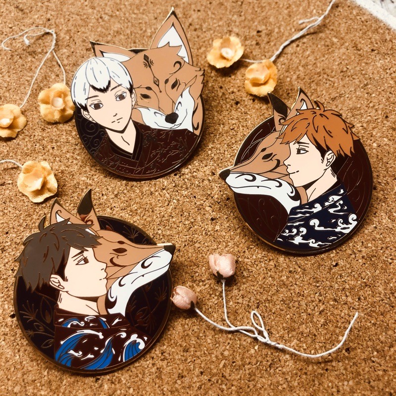 HAIKYUU!! Inarizaki Enamel Pins | Shopee Philippines