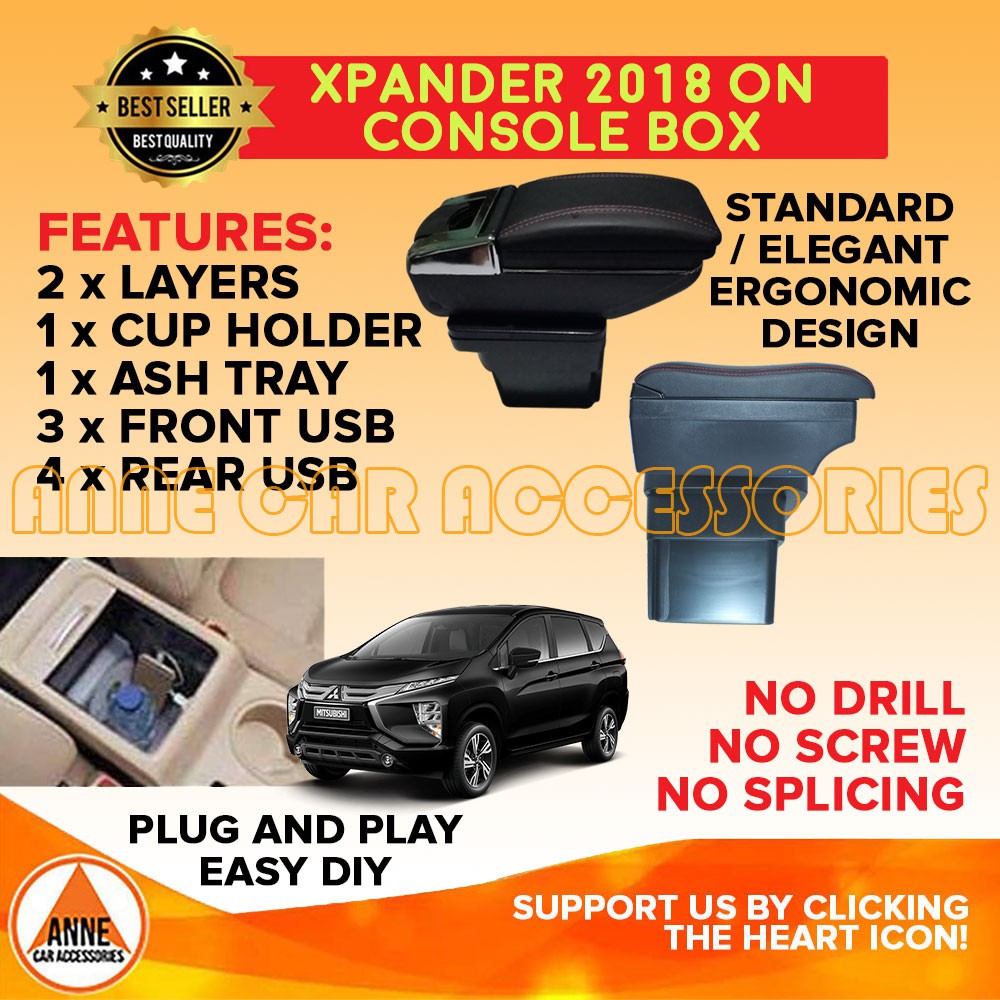 Mitsubishi Xpander Active Gear Armrest Console Box