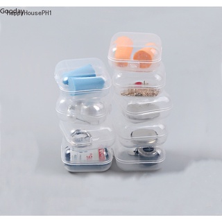 Mini Storage Ear Plug Box Plastic Box Jewelry Square Plastic Small Storage Box #2