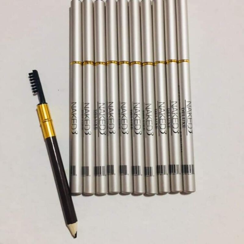 Naked3 EYEBROW PENCIL WITH BRUSH 2 IN 1 Shopee Philippines