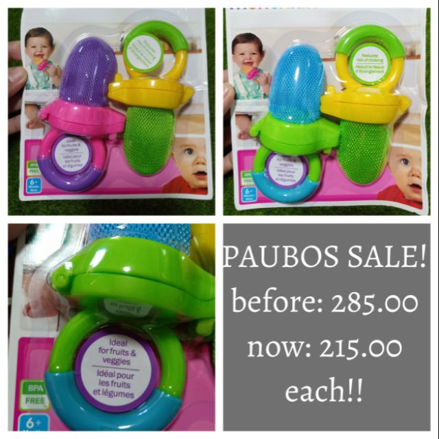 Paubos Sale Munchkin Fruit Feeder Green Only 1 Piece Shopee